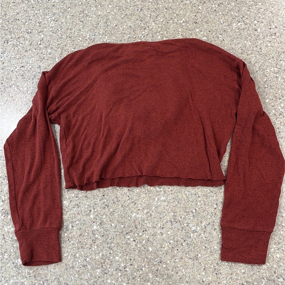 Cropped Sweatshirt Hoodie - Picture 3 of 3